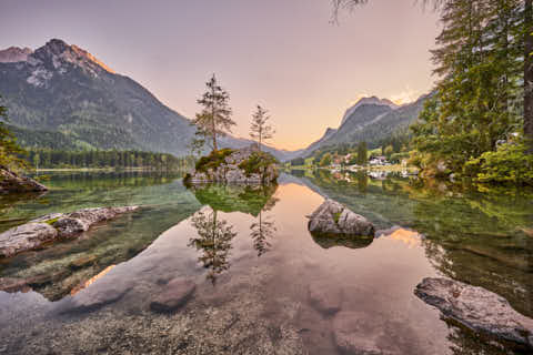 Gemeinde Ramsau Landkreis Berchtesgadener_Land Hintersee (Dirschl Johann) Deutschland BGL